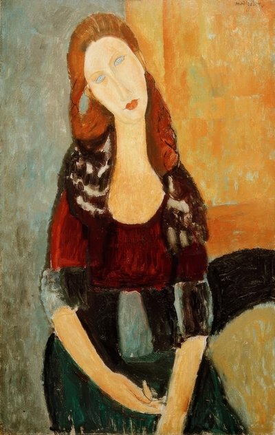 Jeanne Hébuterne seduta da Amedeo Modigliani